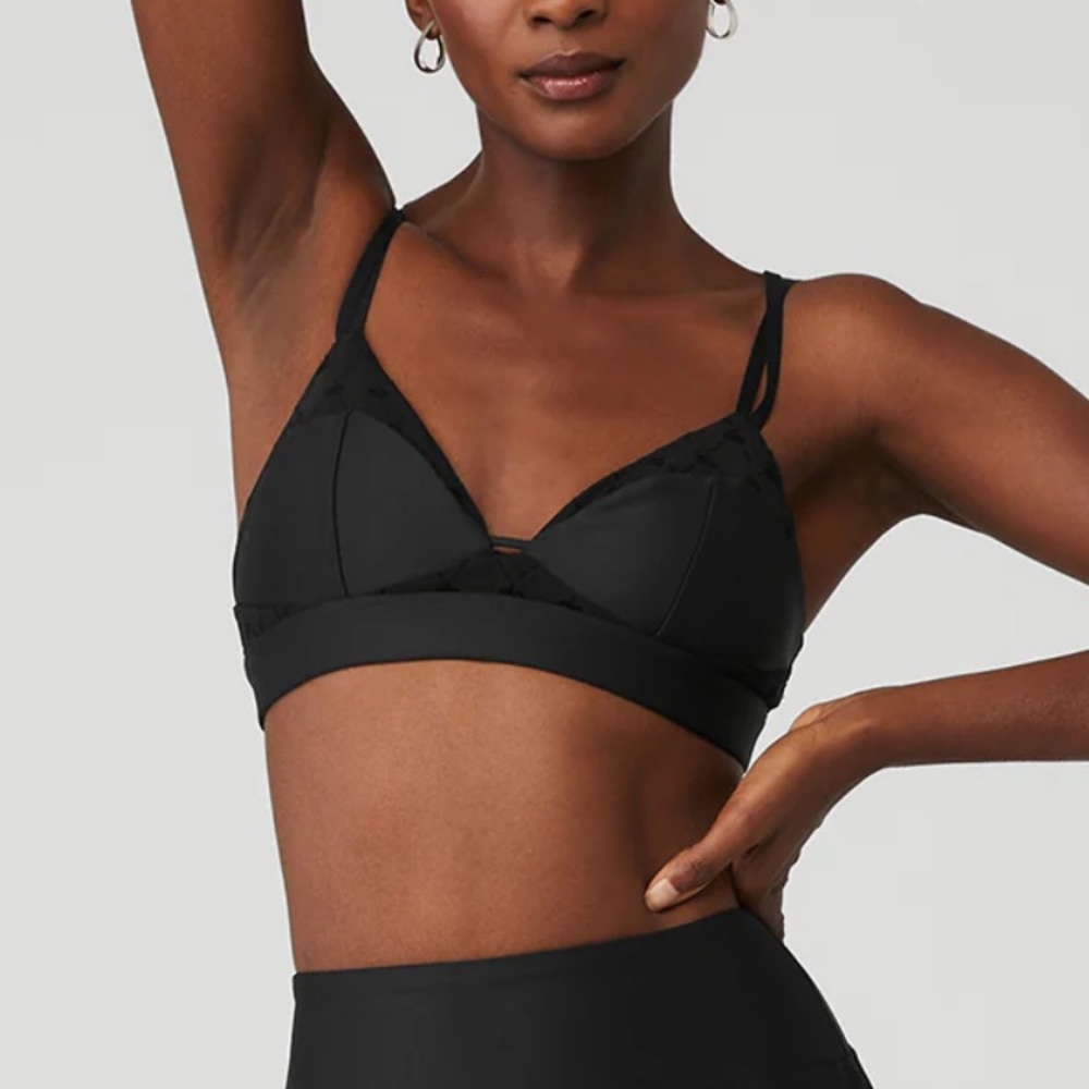 Alo airlift mesh Celeste bra